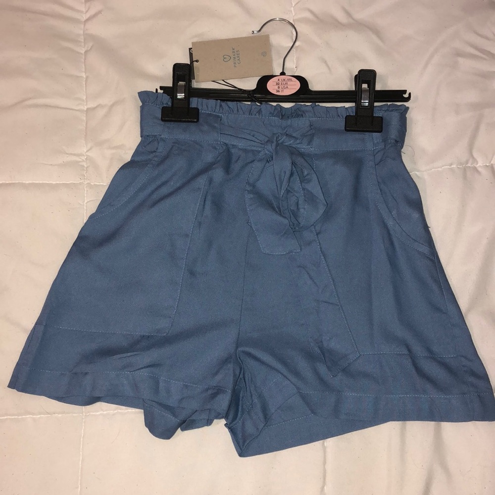 Flowy Tie Shorts with Stretchy Waistband